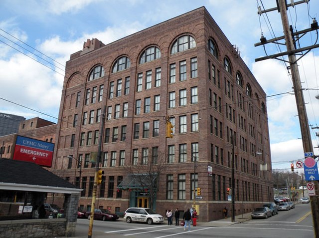 Reymer Brothers Candy Factory, built circa 1910, at 1425 Forbes Avenue.