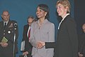 Secretary Rice met with Foreign Minister Carolina Barco. Rice in Colombia, April 2005.