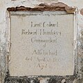 * Nomination Gravestone, Richard Humfrays, Commandant of Allahabad, died April 14th 1806, aged 49, Kydganj Cemetery --Tagooty 00:08, 8 March 2024 (UTC) * Promotion  Support Good quality. --Bgag 00:32, 8 March 2024 (UTC)