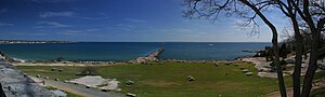 View from the pavilion on Rocky Neck