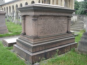 Funerary monument, Brompton Cemetery, London