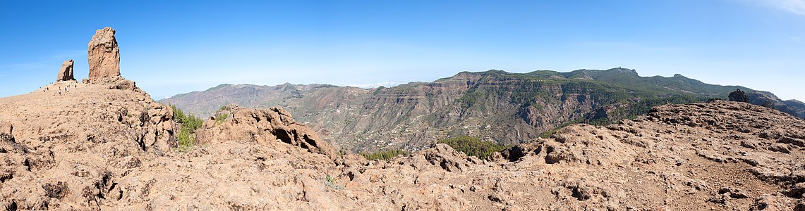 Roque Nublo and Barranco de Tejeda Gran Canaria