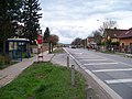 Čeština: Rudná-Hořelice, okres Praha-západ. Masarykova, zastávka Rudná, škola. English: Rudná-Hořelice, Prague-West District, Central Bohemian Region, Czech Republic. Masarykova street, bus stop Rudná, škola. Camera location 50° 01′ 48.7″ N, 14° 13′ 18.8″ E    View all coordinates using: OpenStreetMap