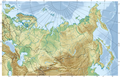 Reliefkarte Russland (auch in Grau), Co-Arbeit mit NNW