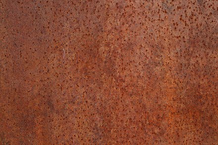 Cor-Ten sheet with rust coating