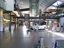 Le terminal de l'aéroport de Sarrebruck.