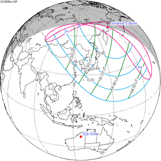 Solar eclipse of November 16, 2058