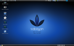Sabayon Linux 5.2 med GNOME.
