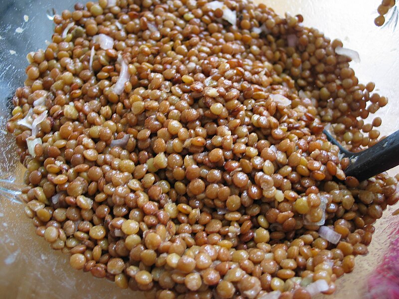 Salade de lentilles