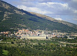 Vy över San Lorenzo de El Escorial