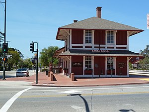 Santa Paula, CA, Train Depot Art Center, 2012 - panoramio.jpg