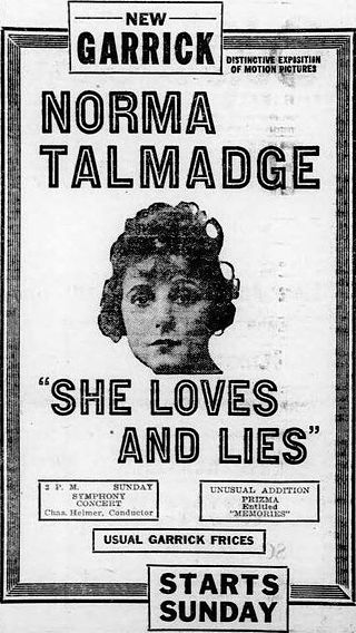 <i>She Loves and Lies</i> 1920 film by Chester Withey