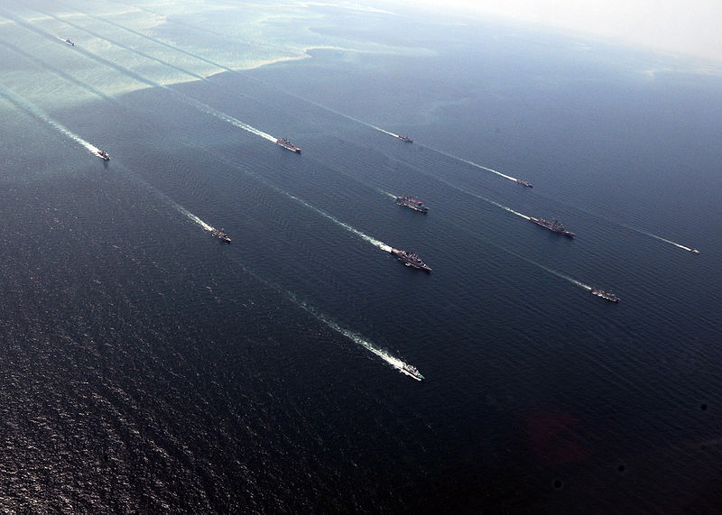 File:Ships in formation during exercise Sea Breeze 2010.jpg