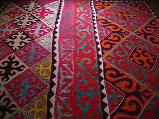 <span class="mw-page-title-main">Shyrdak</span> Traditional Central Asian rug of felted wool