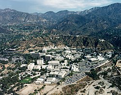 מבט אווירי על מתקני JPL