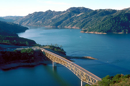 Sonoma Lake aerial view