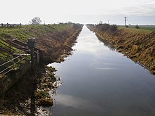 South Forty Foot Drain from Donington High Bridge South Forty Foot Drain from Donington High Bridge - geograph.org.uk - 1104746.jpg