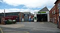 English: The Newport, Isle of Wight, bus depot of Southern Vectis, in Nelson Road. As can be seen, Southern Vectis' depot here is also the service centre for Volvo and Iveco vehicles on the island. When Ryde depot closes, this part of the business will close, so that more buses can fit in and be looked after here in Newport.