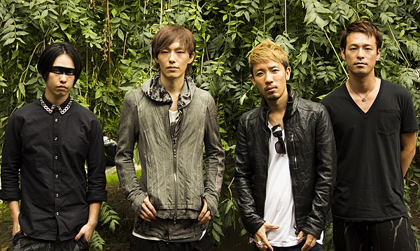 Spyair in September 2013 Left to right: Momiken, Ike, UZ, Kenta