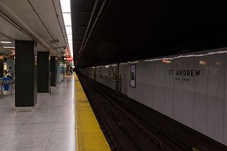 <span class="mw-page-title-main">St. Andrew station</span> Toronto subway station