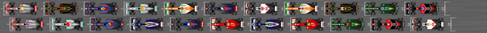 Diagrama da grelha de partida para o Grande Prémio da Austrália de 2012