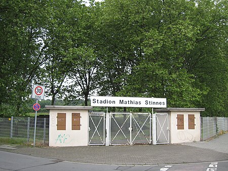 Stadion Mathias Stinnes Eingangsbereich