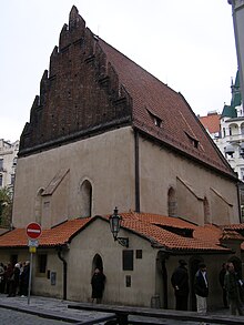 Staronová synagoga (Josefov), Praha 1, Červená, Maiselova, Josefov.JPG