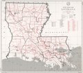 State postal map, Louisiana. LOC gm69000411.tif