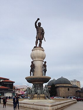 Statue of Philip II in Skopje