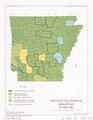 Status of soil surveys, Arkansas - October 1995 LOC 2013592238.tif