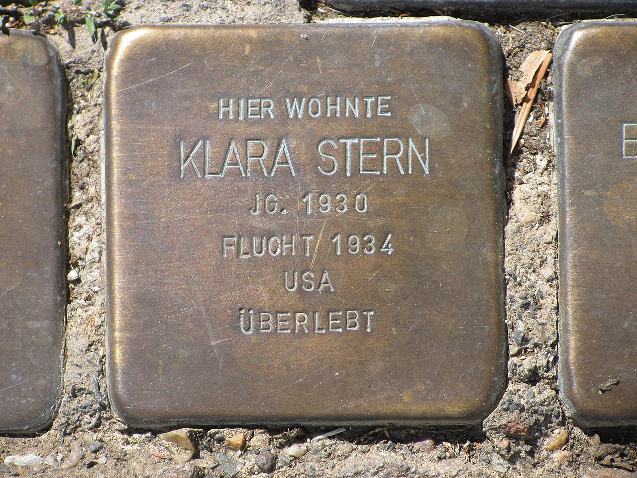 Stolperstein Klara Stern, 1, Schwanengasse 4, Dörnigheim, Maintal, Main-Kinzig-Kreis.jpg