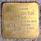 Stolperstein für Mozes van Tijn