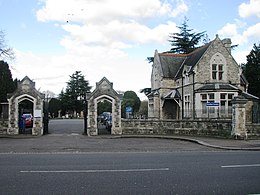 The entrance to Streatham Cemetery Streatham Cemetery Entrance.jpg