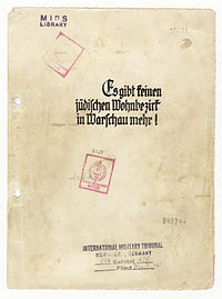 Jürgen Stroop Report (May 1943)