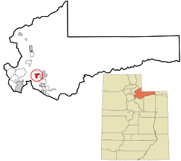 Umístění v Summit County a státě Utah
