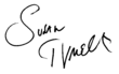 underskrift af Susan Tyrrell