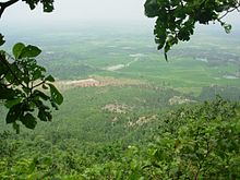 View of eastern side of the hill from the top Sushunia East.JPG