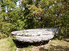 Table du dolmen de la Peyro Levado (Laramière).jpg