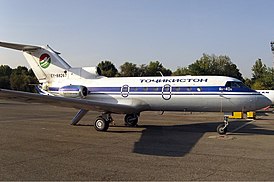 Yak-40 lentoyhtiö "Tojikiston"