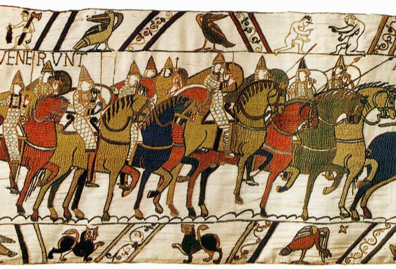 File:Tapestry by unknown weaver - The Bayeux Tapestry (detail) - WGA24163.jpg