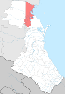 Tarumovsky district locator map.png