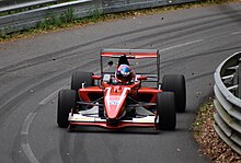 A Tatuus N.707 driven by Fabien Ponchant at the Abreschviller hillclimb in 2023 Tatuus N.T07 2023.jpg