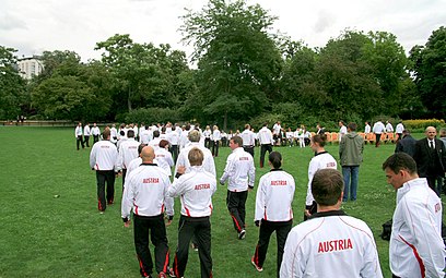 2012 Summer Olympics sportspeople from Austria, photo at Stadtpark