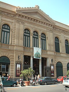 Teatro Biondo theatre in Palermo, Italy