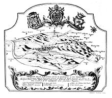 L'enclave pontificia di Benevento in una mappa del 1763.