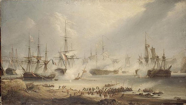 The battle of Algeciras, Alfred Morel-Fatio