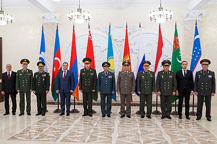 The members of the council meeting in Moscow in 2017