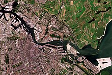 The IJ (Het IJ) in Amsterdam 2020 Copernicus Sentinel-2.jpg