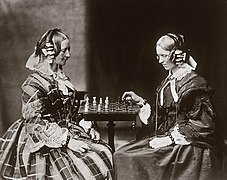 Schakende tantes van Lewis Carroll (1858, Engeland)