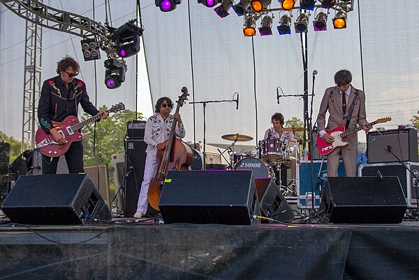 The Sadies performing at Burlington's Sound of Music Festival Festival in 2011